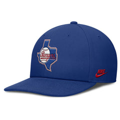 Texas Rangers Pro Performance Snapback Hat - Royal | Nike