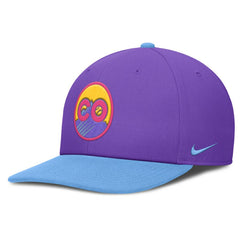 Colorado Rockies 2025 City Connect Pro Performance Snapback Hat - Purple/Light Blue | Nike