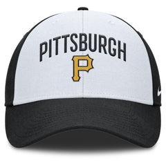 Pittsburgh Pirates Club Performance Adjustable Hat - White/Black | Nike