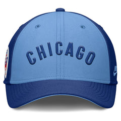 Chicago Cubs Rise Swoosh Performance Flex Hat - Royal/Light Blue | Nike