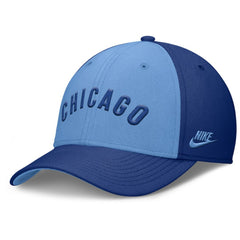 Chicago Cubs Rise Swoosh Performance Flex Hat - Royal/Light Blue | Nike