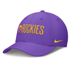 Colorado Rockies 2025 City Connect Rise Swoosh Performance Flex Hat - Purple | Nike