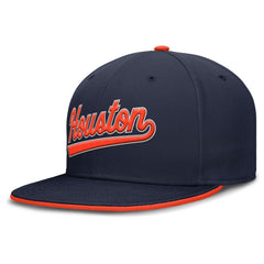 Houston Astros Primetime Dri-FIT Round Bill True Fitted Hat - Navy | Nike
