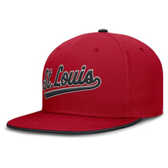 St. Louis Cardinals Primetime Dri-FIT Round Bill True Fitted Hat - Red | Nike