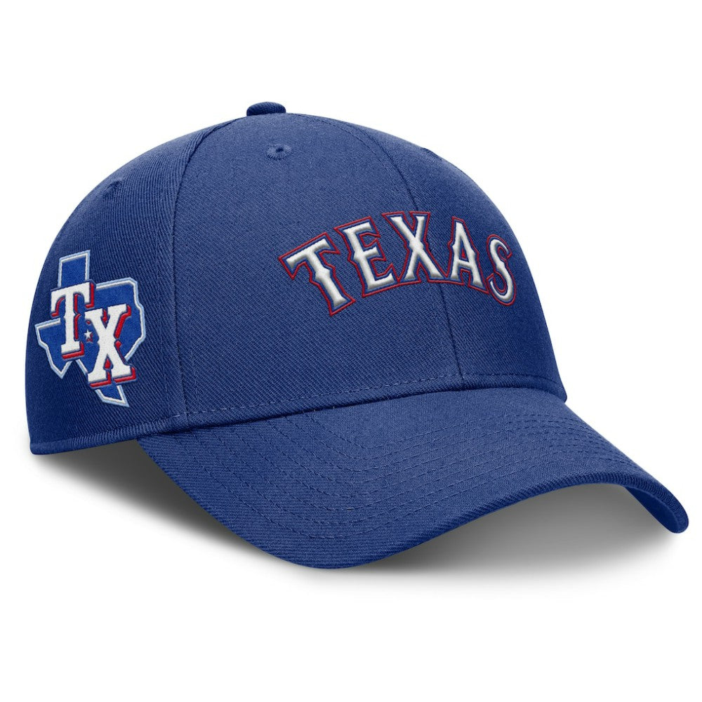 Texas Rangers Rise Gaberdine Adjustable Hat - Royal | Nike