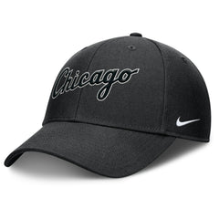 Chicago White Sox Rise Gaberdine Adjustable Hat - Black | Nike