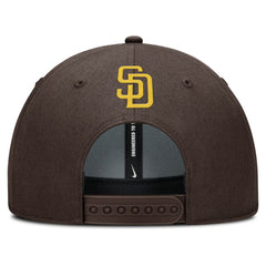 San Diego Padres Rise Gaberdine Adjustable Hat - Brown | Nike