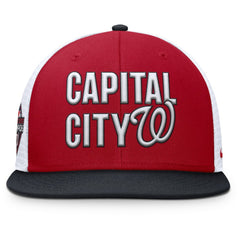 Washington Nationals Pro Trucker Snapback Hat - Red | Nike