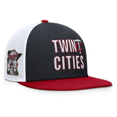 Minnesota Twins Pro Trucker Snapback Hat - Navy | Nike