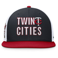 Minnesota Twins Pro Trucker Snapback Hat - Navy | Nike