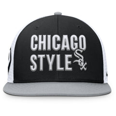 Chicago White Sox Pro Trucker Snapback Hat - Black | Nike
