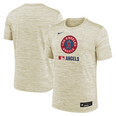 Los Angeles Angels Authentic Collection City Connect Velocity Dri-FIT T-Shirt - Cream | Nike