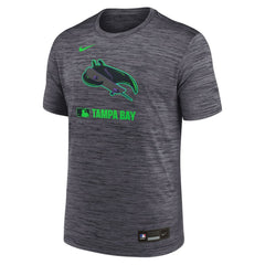 Tampa Bay Rays Authentic Collection City Connect Velocity Dri-FIT T-Shirt - Black | Nike