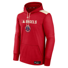 Los Angeles Angels Authentic Collection City Connect Therma Pullover Hoodie - Red | Nike