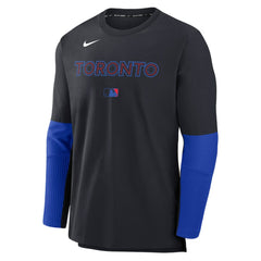 Toronto Blue Jays 2025 City Connect Authentic Collection Player Dri-FIT Lightweight Pullover - Black | Nike
