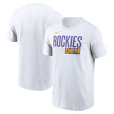 Colorado Rockies City Connect Wordmark T-Shirt - White | Nike
