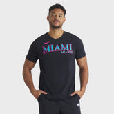 Miami Marlins City Connect Wordmark T-Shirt - Black | Nike
