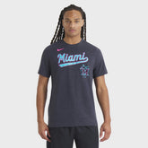 Miami Marlins City Connect Script Tri-Blend T-Shirt - Heather Black | Nike