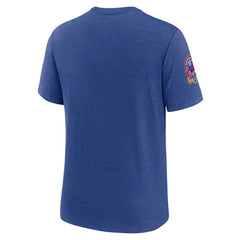 Atlanta Braves Cooperstown Collection Eras Tri-Blend T-Shirt - Heather Royal | Nike