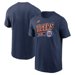 Detroit Tigers Cooperstown Collection Retro T-Shirt - Navy | Nike