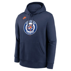 Detroit Tigers Cooperstown Collection Logo Club Hoodie - Navy | Nike