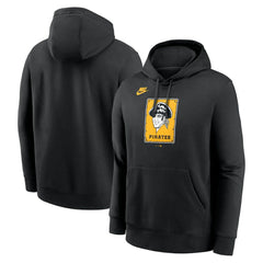 Pittsburgh Pirates Cooperstown Collection Logo Club Hoodie - Black | Nike