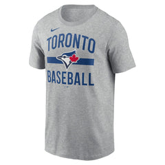 Toronto Blue Jays Arched T-Shirt - Heather Charcoal | Nike