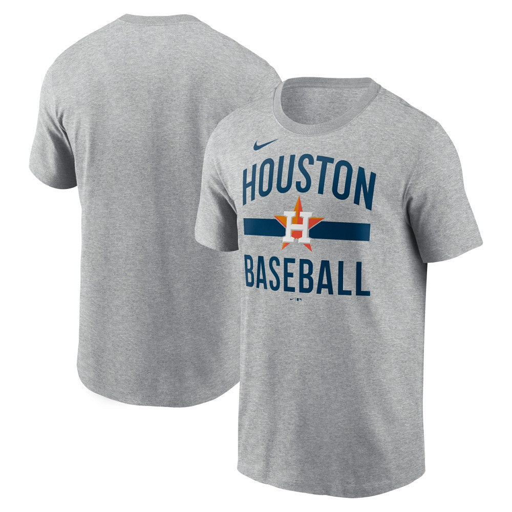 Houston Astros Arched T-Shirt - Heather Gray | Nike