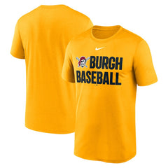 Pittsburgh Pirates Local Legend Performance T-Shirt - Gold | Nike
