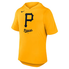 Pittsburgh Pirates Tri-Blend Hoodie T-Shirt - Gold | Nike