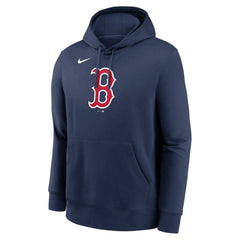 Boston Red Sox Logo Club Fleece Hoodie - Navy | Nike