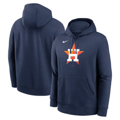 Houston Astros Logo Club Fleece Hoodie - Navy | Nike