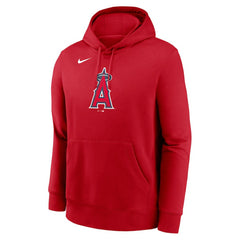Los Angeles Angels Logo Club Fleece Hoodie - Red | Nike