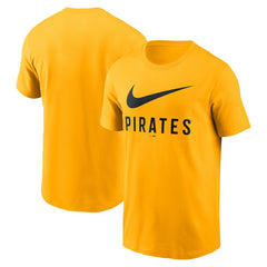 Pittsburgh Pirates Swoosh T-Shirt - Gold | Nike