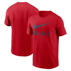 Atlanta Braves Swoosh T-Shirt - Red | Nike