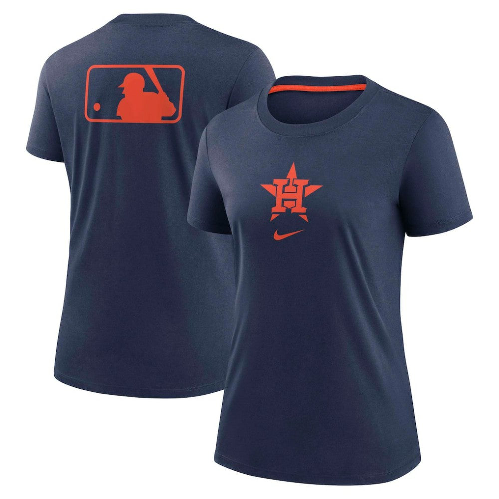 Houston Astros Women's Authentic Collection Early Work Tri-Blend T-Shirt - Navy | Nike