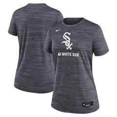 Chicago White Sox Women's Authentic Collection Velocity Dri-FIT T-Shirt - Black | Nike