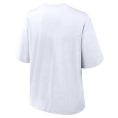 Colorado Rockies Women's 2025 City Connect Logo Boxy T-Shirt - White | Nike