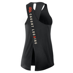 San Francisco Giants Open-Back Crisscross Dri-FIT Tank Top - Black | Nike