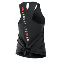 San Francisco Giants Open-Back Crisscross Dri-FIT Tank Top - Black | Nike