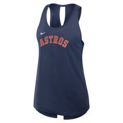 Houston Astros Open-Back Crisscross Dri-FIT Tank Top - Navy | Nike