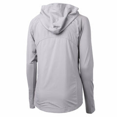 Detroit Tigers Cutter & Buck Women's Adapt Eco Knit Hybrid Recycled Full-Zip Hoodie - Gray