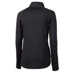 Baltimore Orioles Cutter & Buck Women's DryTec Adapt Eco Knit Stretch Recycled Raglan Half-Zip Top - Black