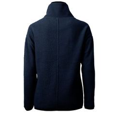 Chicago Cubs Cutter & Buck Women's Cooperstown Collection Cascade Eco Sherpa Fleece Half-Zip Pullover Jacket - Navy