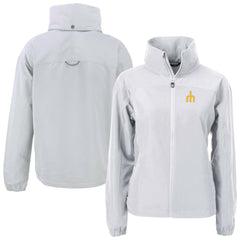 Seattle Mariners Cutter & Buck Women's Charter Eco Recycled Full-Zip Jacket - Gray