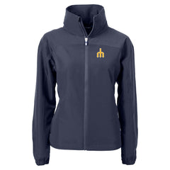 Seattle Mariners Cutter & Buck Women's Charter Eco Recycled Full-Zip Jacket - Navy