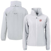 New York Yankees Cutter & Buck Women's Cooperstown Collection Charter Eco Recycled Full-Zip Jacket - Gray
