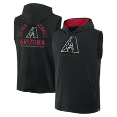 Arizona Diamondbacks Fire Speed Sleeveless Pullover Hoodie - Black
