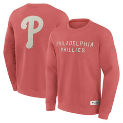 Philadelphia Phillies Elements Future Ground Lettering Pullover Sweatshirt - Red
