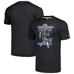 NFL Las Vegas Raiders Bo Jackson Homage Unisex NFL Blitz Retired Player Tri-Blend T-Shirt